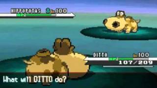 Pokemon black and white sprite test: Hippopotas + Hipowdon