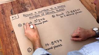 Key Skill - Round a Number to a Given Number of Decimal Places.