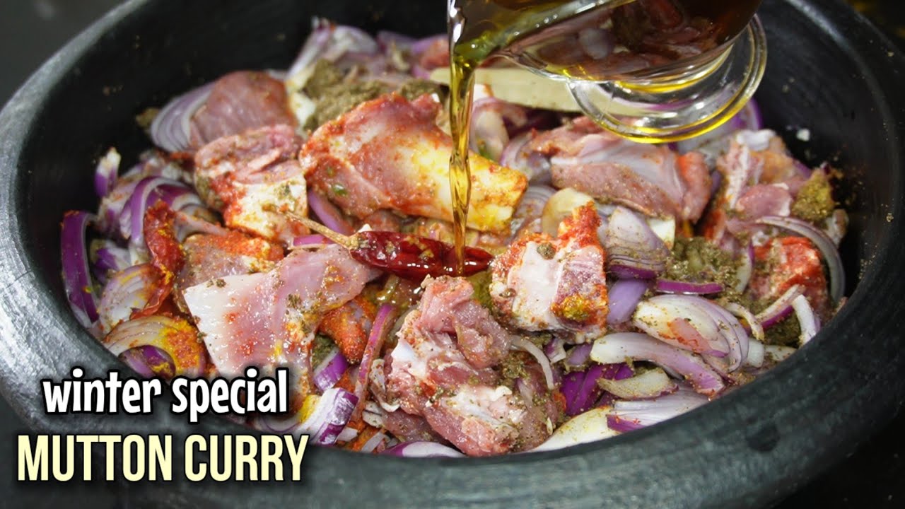 అన్నీ కలిపి పెట్టి చేసే ఈ మటన్ కూర చలికాలంలో జలుబు లాంటివి రాకుండా చేస్తుంది/ mutton curry