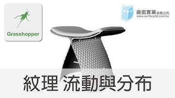 [Grasshopper 教學] - 柳宗理 蝴蝶椅 六邊形紋理流動與分布 - Hexagonal and Flow Along Surface  - Grasshopper Tutorial