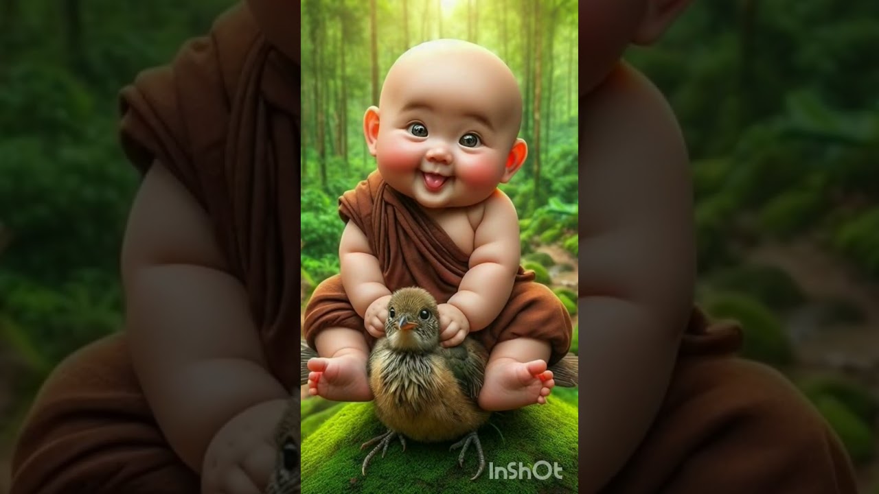 Japanese Monk so cute baby