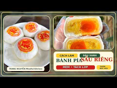 Làm bánh pía sầu riêng trứng muối tại nhà - Món bánh siêu ngon không thể cưỡng lại