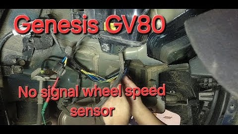 2021 Genesis gv80 warning lights