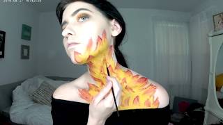 Fire Makeup Design