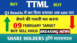 Ttml Q3 Result I Ttml Share Latest News Today Ttml Share Latest News Ttml Latest News