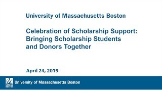 Celebration of Scholarship Support: Bringing Scholarship Students and Donors Together
