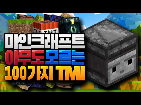 아무도 모르던 마인크래프트 100가지 TMI #11 [블루위키]