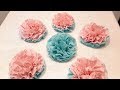 КАК СДЕЛАТЬ ЦВЕТЫ ИЗ САЛФЕТОК БЕЗ СТЕПЛЕРА .. HOW TO MAKE THE FLOWERS FROM TISSUES