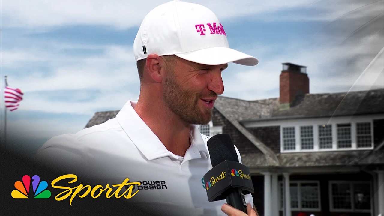 Wyndham Clark 'fought really hard' to keep pace in Round 2 of 126th U.S. Open | Golf on NBC Sports