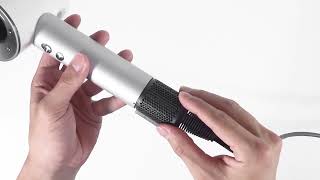 Magnetic Hair Dryer Filter Compatible with Dyson Supersonic HD01 HD03 HD08 HD15 Installation Video