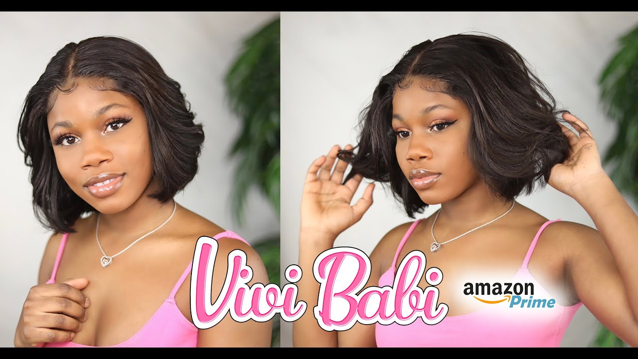 $40 Amazon Wig! | Vivi Babi Hair| short Bob Review - YouTube