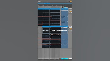 How to Record DJ Mix in Ableton Live?🤓 #Ableton #Shorts