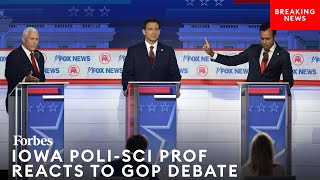 How DeSantis, Pence, & Ramaswamy Performed At GOP Primary Debate: Iowa Politics Professor Reacts