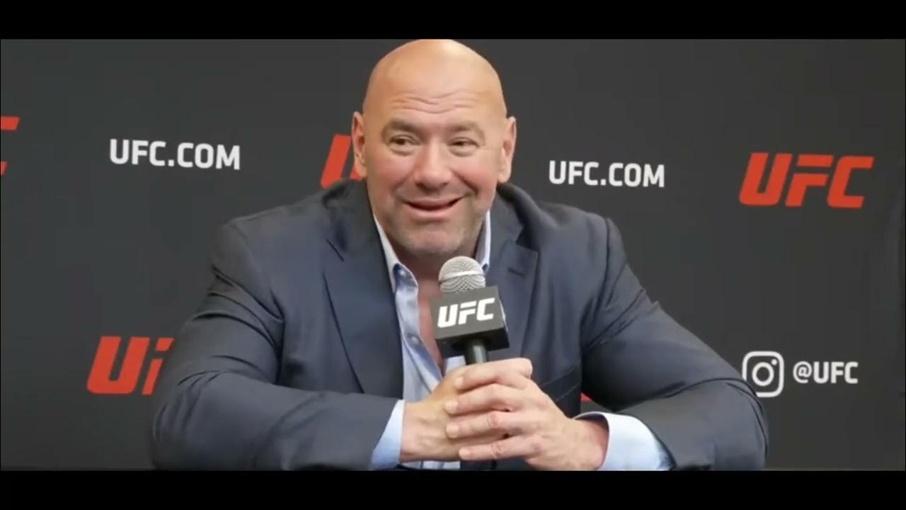 Dana White VS Hilarious Reporter YouTube
