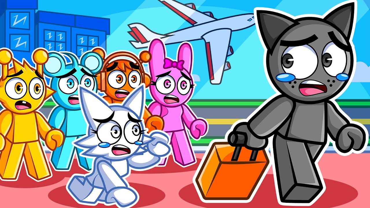 ¡GRAY pero Dije ADIÓS a Mis Amigos Sprunkis en Roblox! (sprunki)