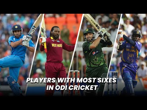 Top 10 Batsmen Highest Runs And Six's In ODI|Highest 6s In ODI Most Six ...