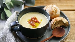 【365日のパンとスープ】かぶの豆乳ポタージュ