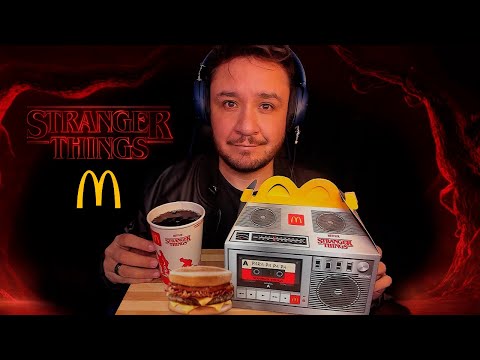 ASMR Mukbang: Probando el Combo de Stranger Things en McDonald’s 🍟👁️