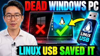 I Recovered a Dead Windows Laptop Using Only a Linux USB