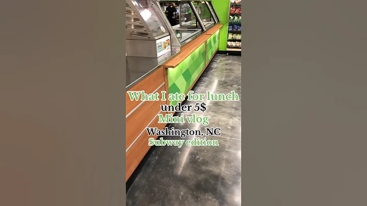 REAL LIFE WITH JMT WHAT I ATE FOR LUNCH UNDER 5$ SUBWAY EDITION