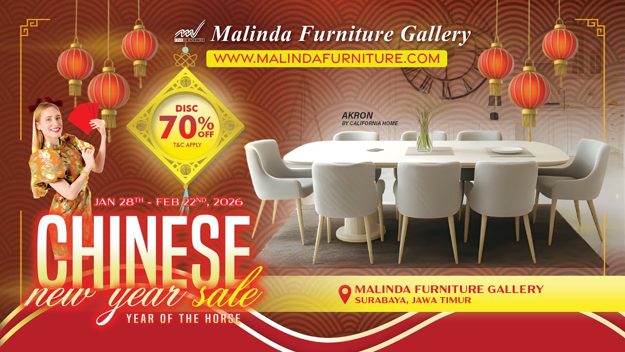 FINAL CLEARANCE SALE | MALINDA FURNITURE GALLERY SURABAYA | SAVE UP TO 70% OFF