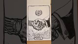 Day 18 - Deal #inktober #ink #inktober2025