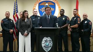JUST IN: Gov. DeSantis slams 'Defund The Police' movement during presser praising law enforcement