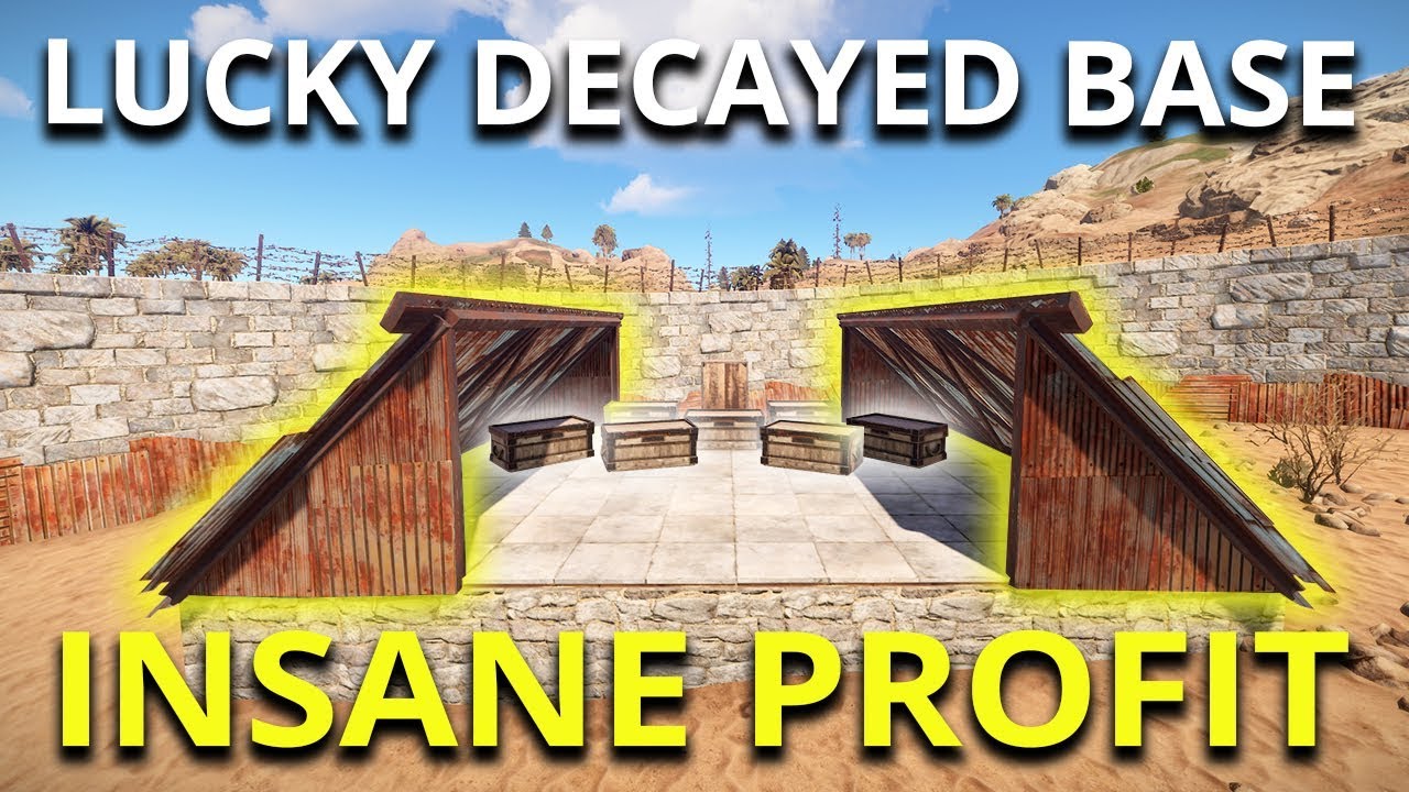 RUST DECAYED BASE JACKPOT! EASY LOOT! - Rust Solo Survival Gameplay ...