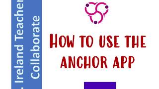 HOW TO EASILY MAKE YOUR OWN PODCAST USING THE ANCHOR APP.