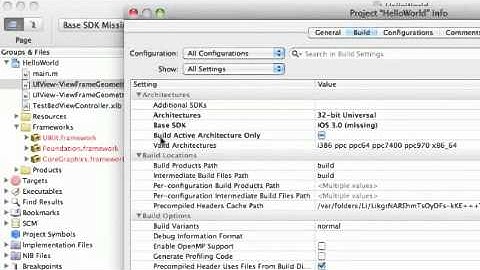 Xcode Base SDK Missing