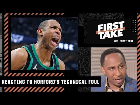 Stephen A. reacts to Al Horford’s technical foul call: It’s ridiculous! 🗣 | First Take