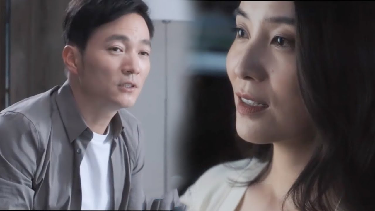 Жена узнаёт об измене, тихо уходит и отпускает их; он глубоко жалеет.