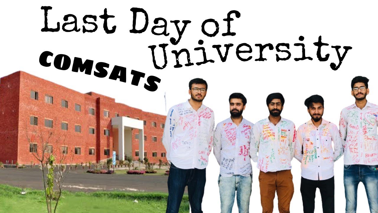 Last Day of University || COMSATS Vehari || Rao Ali Raza - YouTube