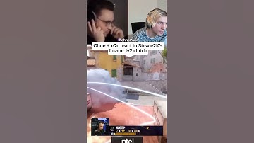 Ohnepixel + xQc react to Stewie2K’s insane 1v2 clutch #ohnepixel #xqc #clutch #stewie2k #1v2 #cs2