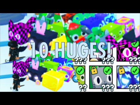 I GOT 10 HUGES ON PET SIMULATOR X AND THIS IS HOW! (ROBLOX)