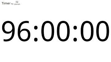 96 Hour Countdown Timer