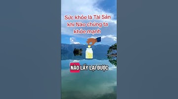 Sức khỏe là Tài Sản chỉ khi nào Chúng Ta khỏe mạnh #baihoccuocsong #adidaphat #loiphatday