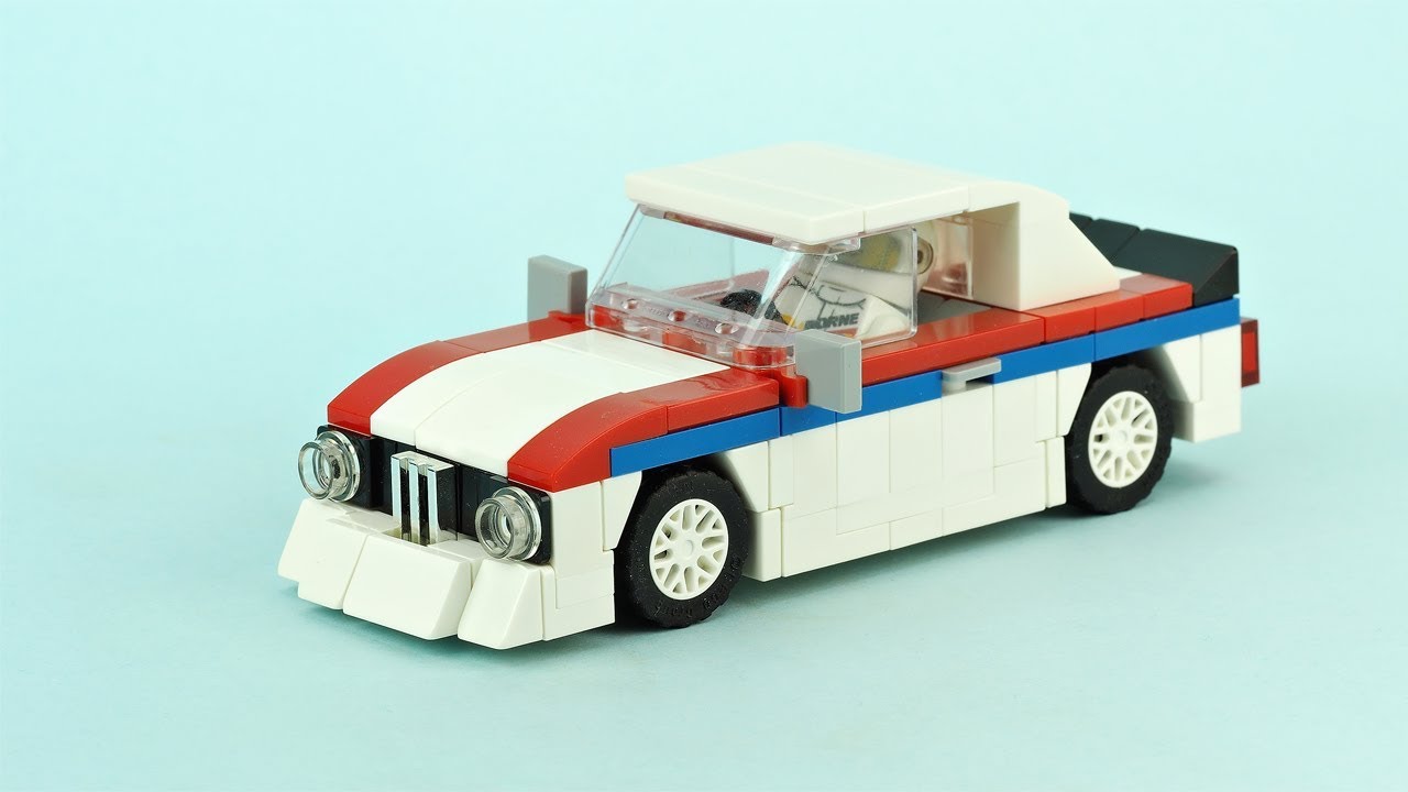 LEGO BMW Racing Car. MOC Building 