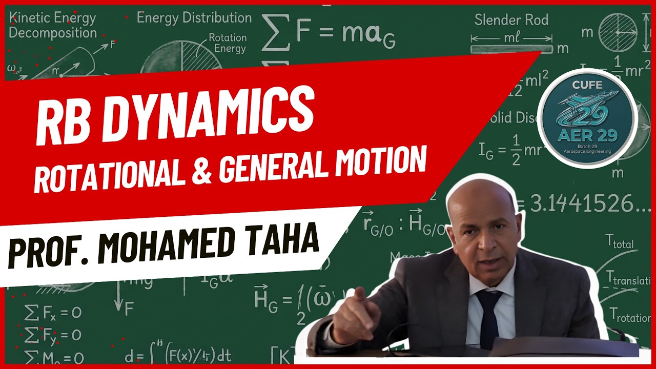Rotational and general motion dynamics of rigid body - YouTube