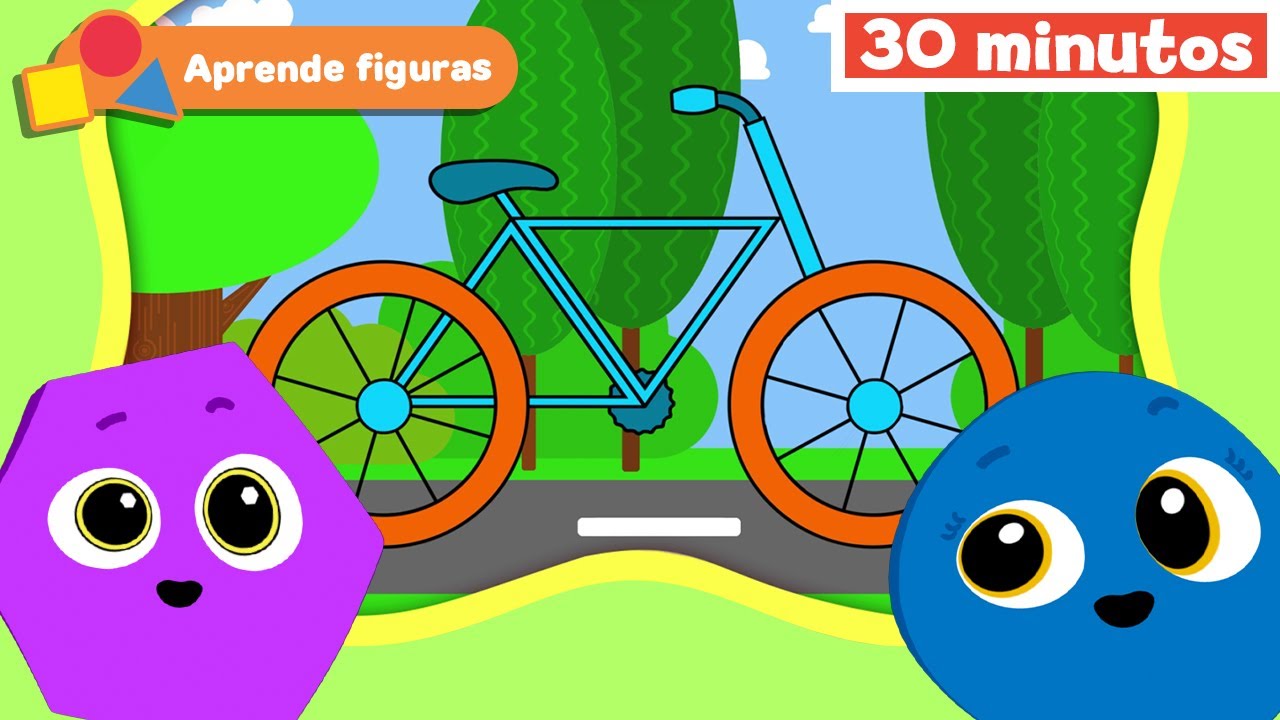 Formas geométricas | Educación infantil | Videos educativos | Bicicleta + | Mi Primera Universidad