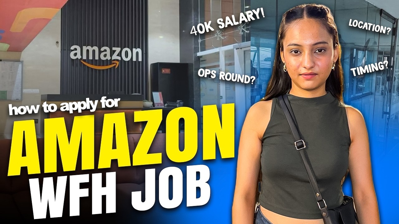 Amazon Work From Home Job 2026 | ALL DETAILS & How To Apply? | Step-By ...