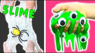 HAZ SLIME con 1 Ingrediente HALLOWEEN - Como hacer slime facil sin borax | Pasteles y Pinceles