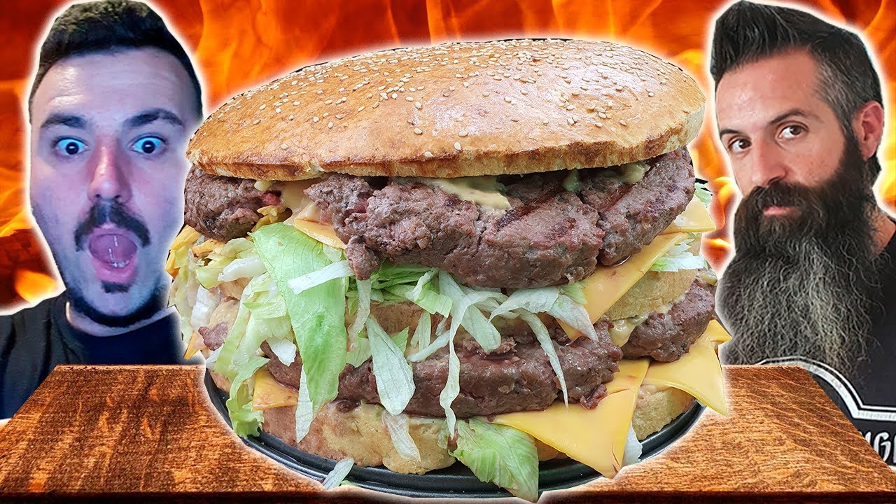 Download Big Mac de 5kg!!! SI NO ME LO COMO ME BEBO UN CHUPITO DE BOVRIL! - El Pirata VS Joe Burgerchallenge