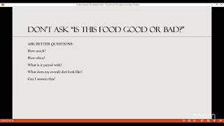WORKSHOP 1: FOOD & NUTRITION @Islamiconlineuniversity-iou