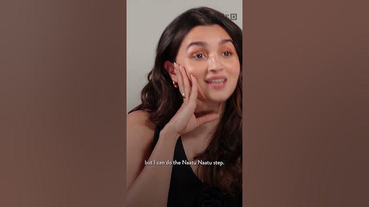 Alia Bhatt Learned The 'Naatu Naatu' Step
