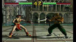 Soul Calibur(Dreamcast)-Seung Mina vs Maxi V