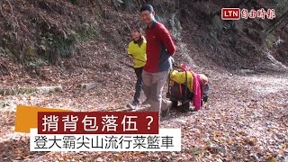 獨家》揹背包落伍？登大霸尖山流行菜籃車