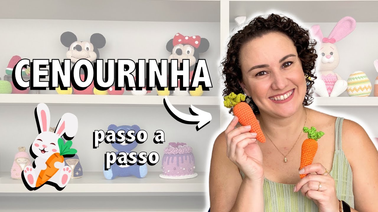 CENOURINHA DE CROCHÊ | Receita de Páscoa | Amigurumi Passo a Passo