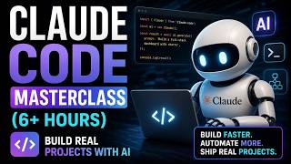 Claude Code Masterclass (6 Hours) — Build Real Projects with AI