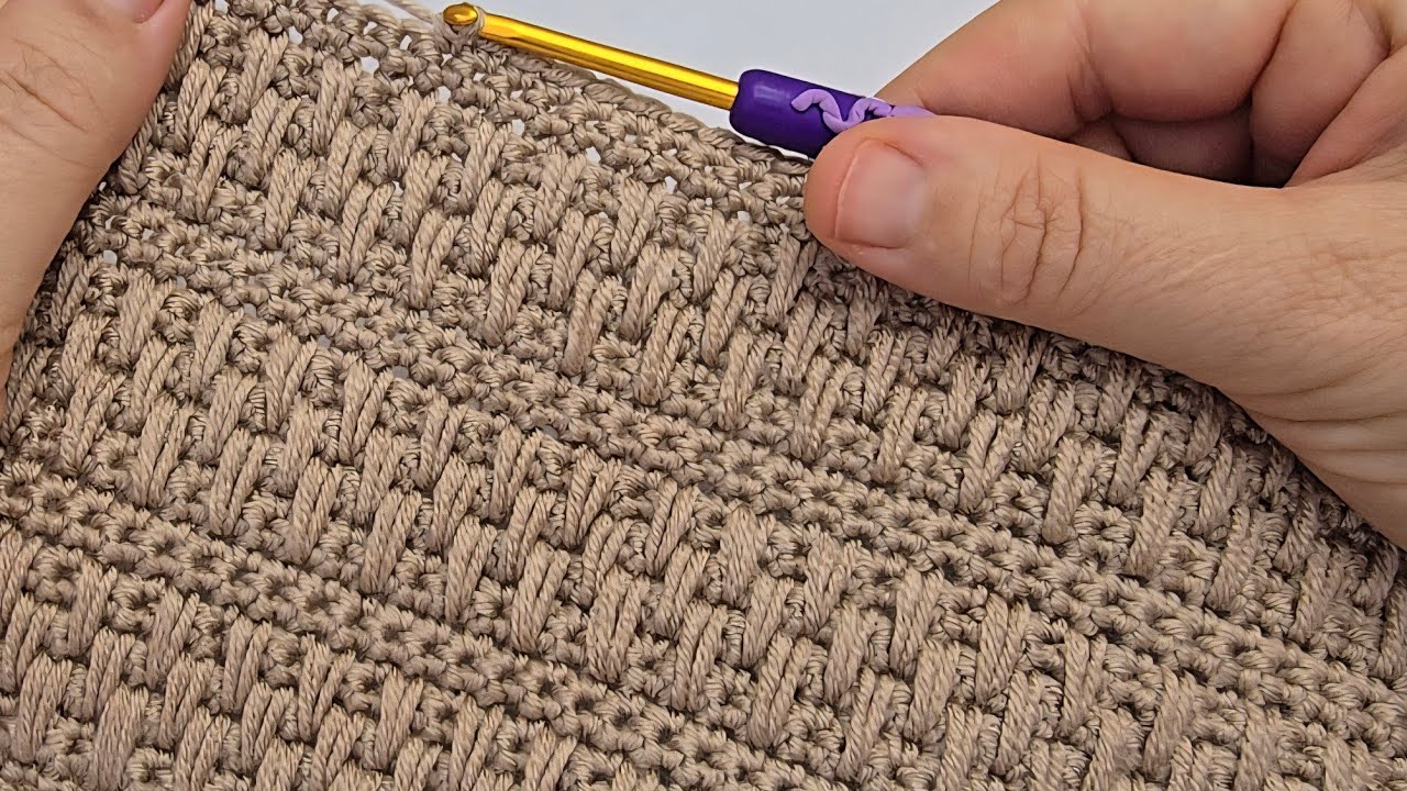 VERY EASY & UNUSUAL Crochet Patternfor Beginners!🧶🩷Crochet Stitch for BabyBlanket & Bag